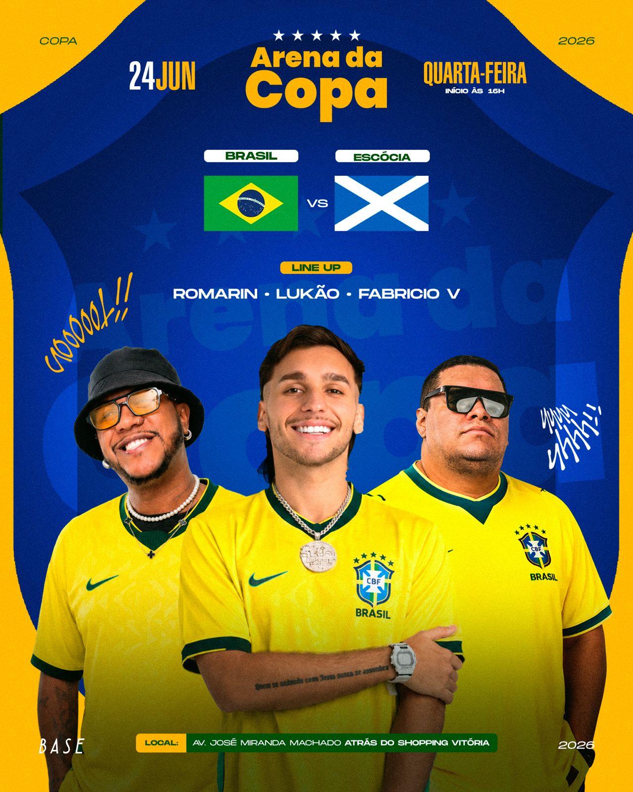 Arena Copa: Brasil x Escócia 