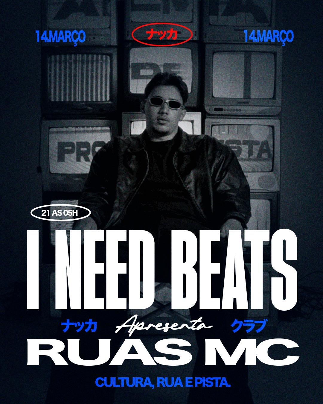 Nakka Club & I Need Beats convida RUASMC