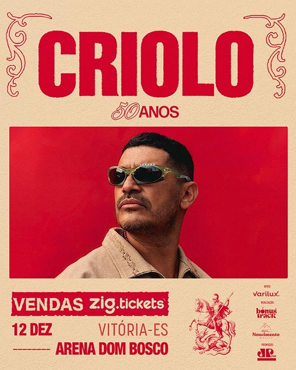 Tour Criolo 50 Anos