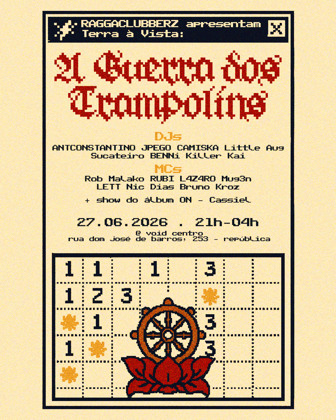 RAGGACLUBBERZ APRESENTA TERRA A VISTA