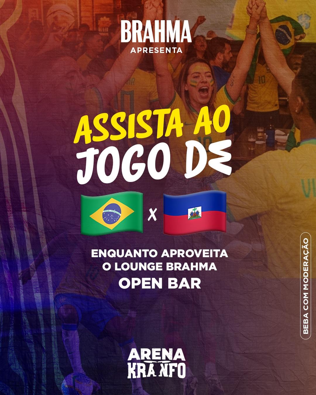 BRASIL x HAITI (Lounge Brahma Open Bar)