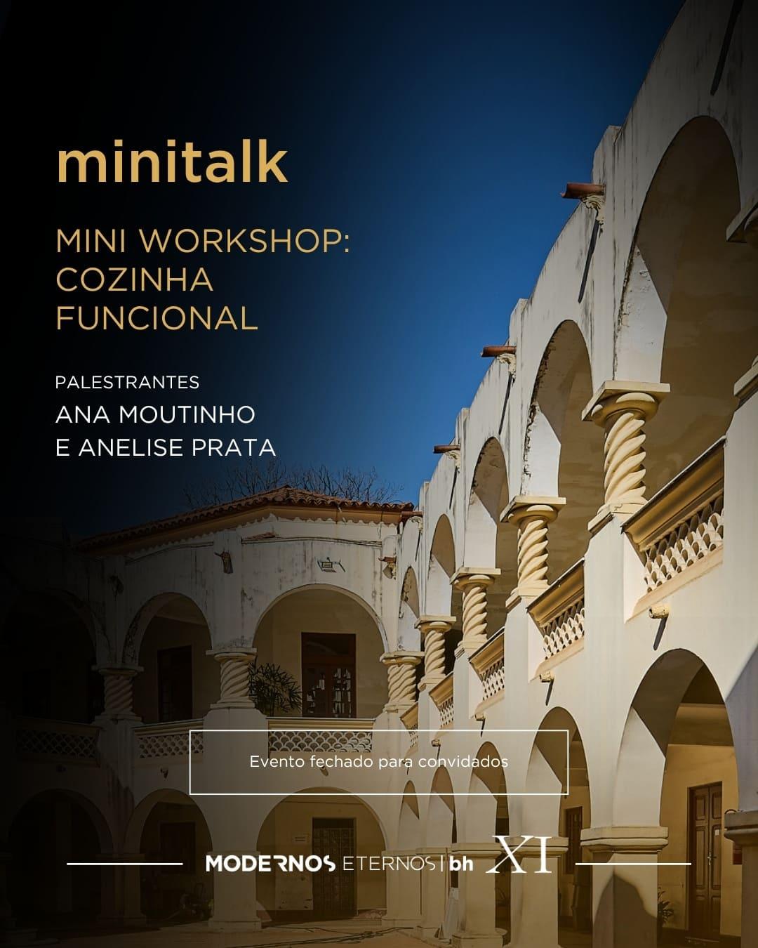 11/07 - Mini Workshop: cozinha funcional