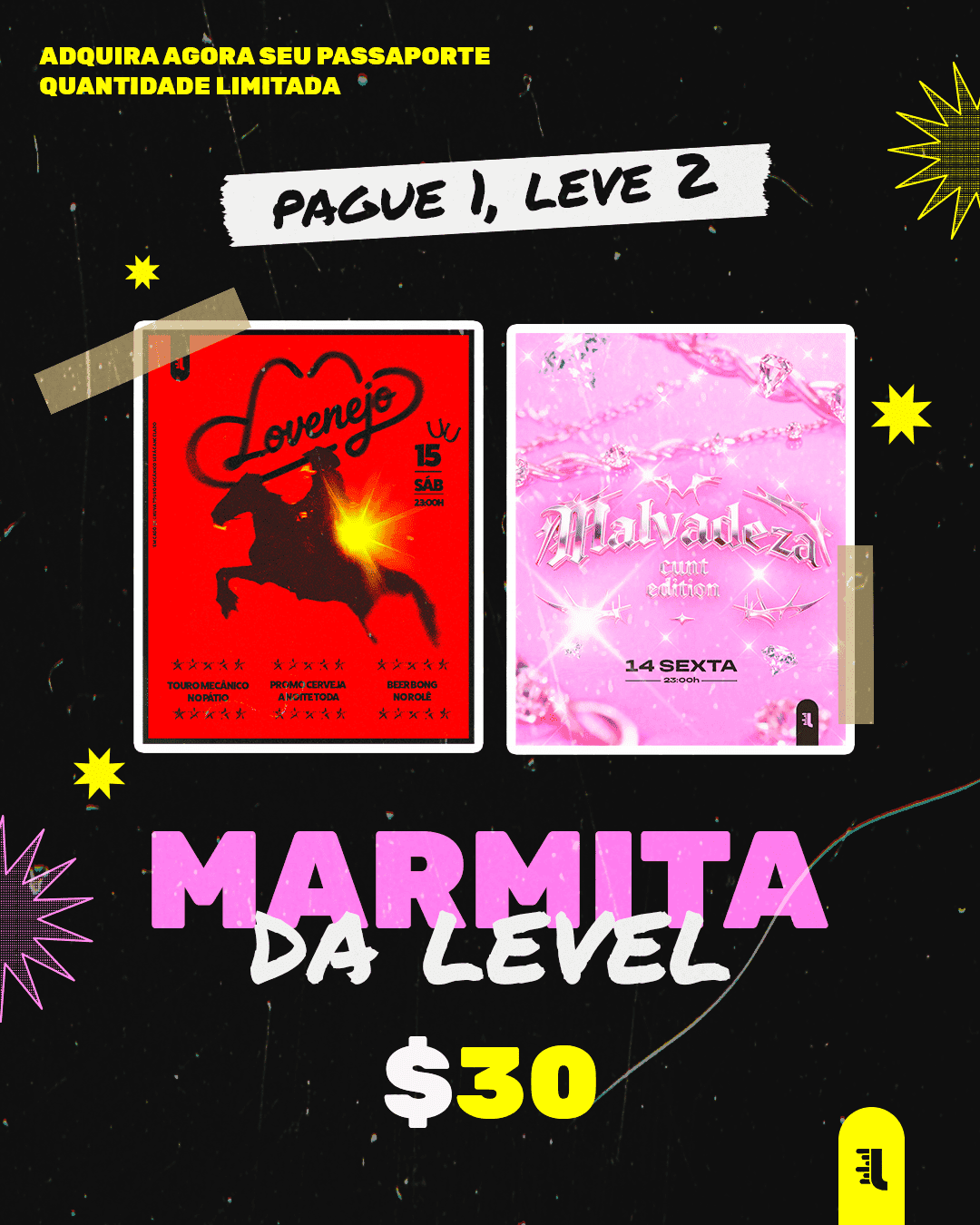 MARMITA DA LEVEL (14 e 15)