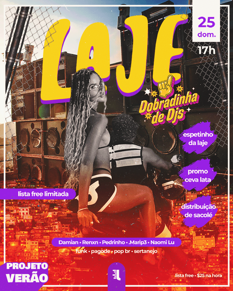 LAJE DA LEVEL - LISTA FREE 25/01