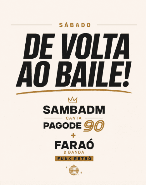 DE VOLTA AO BAILE!