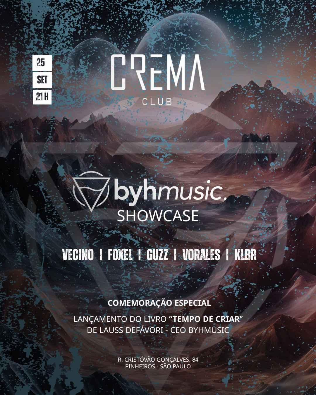 Crema Club presents Byh Music Showcase - 25.09