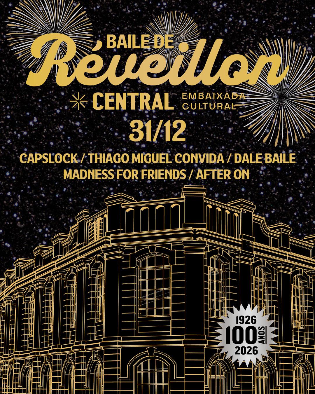 Baile de Reveillon na CENTRAL 1926