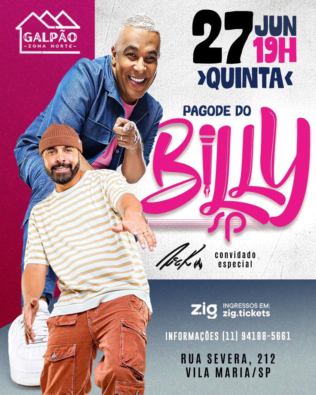 Quintas do Galpão com Pagode do Billy SP