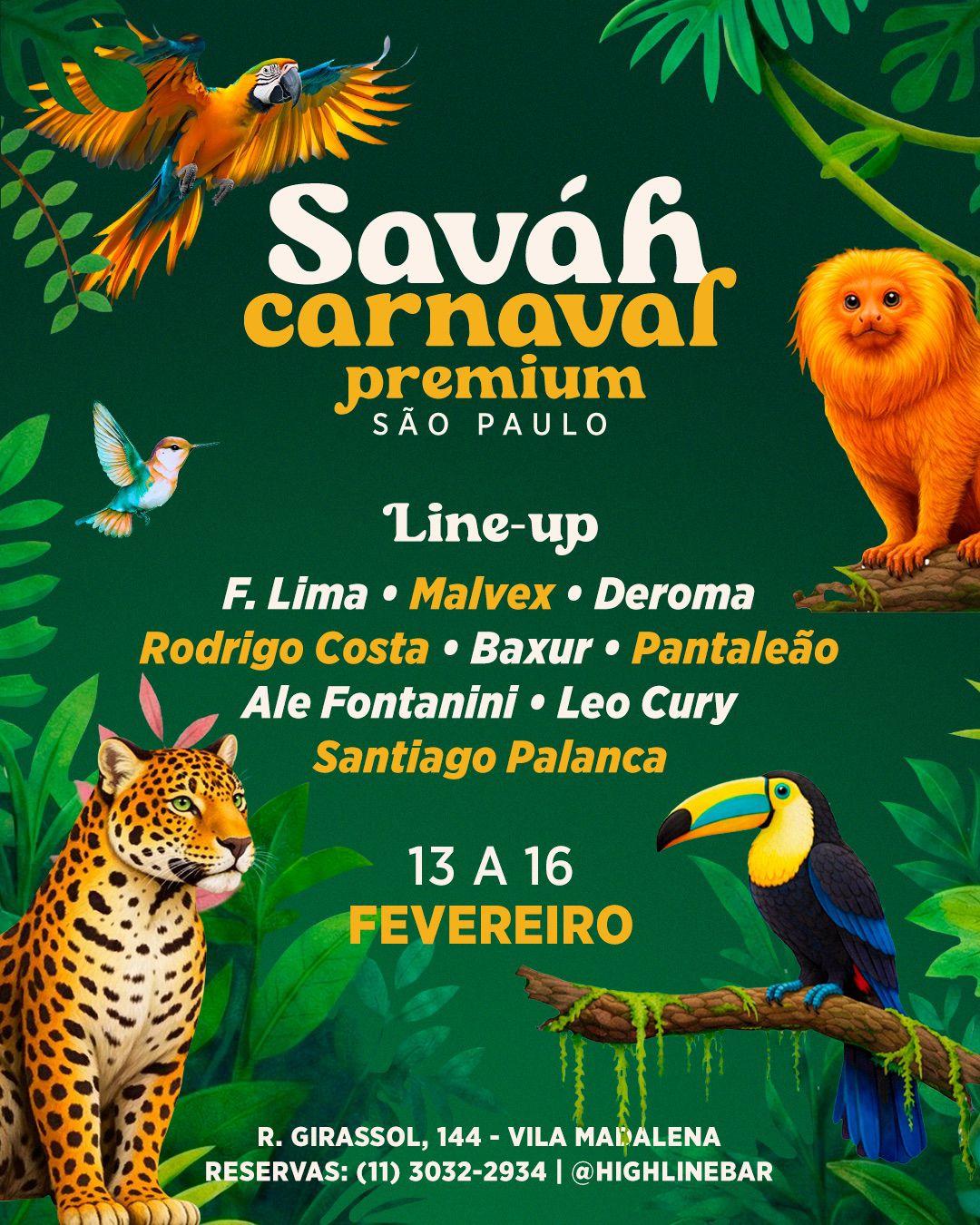 Savah Carnaval - São Paulo