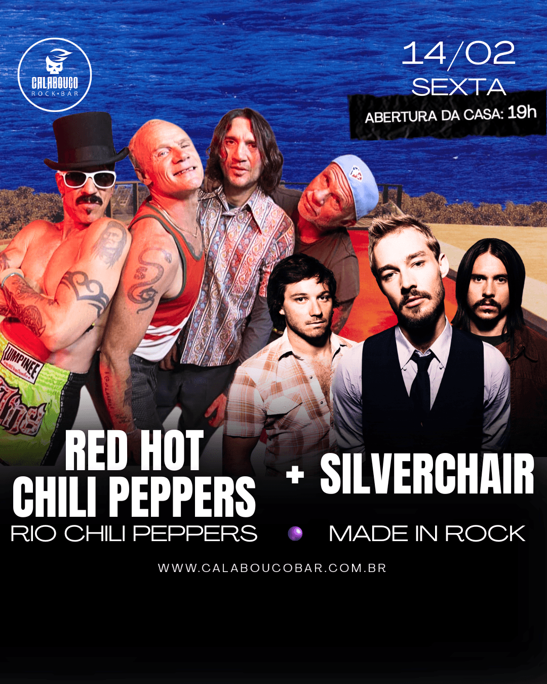 RED HOT CHILI PEPPERS + SILVERCHAIR - RIO CHILI PEPPERS + MADE IN ROCK