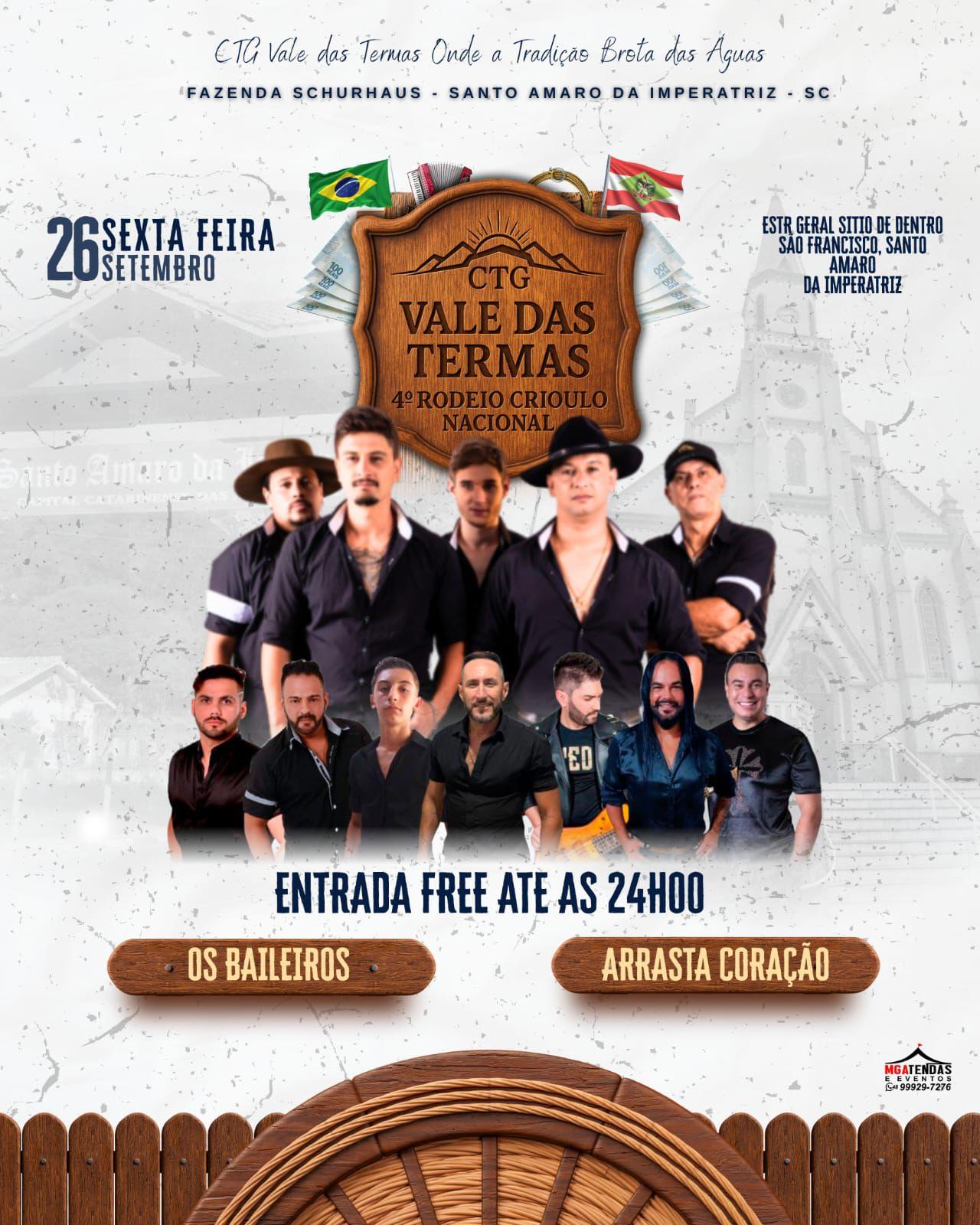 Rodeio CTG Vale das Termas Sexta-Feira 26/09