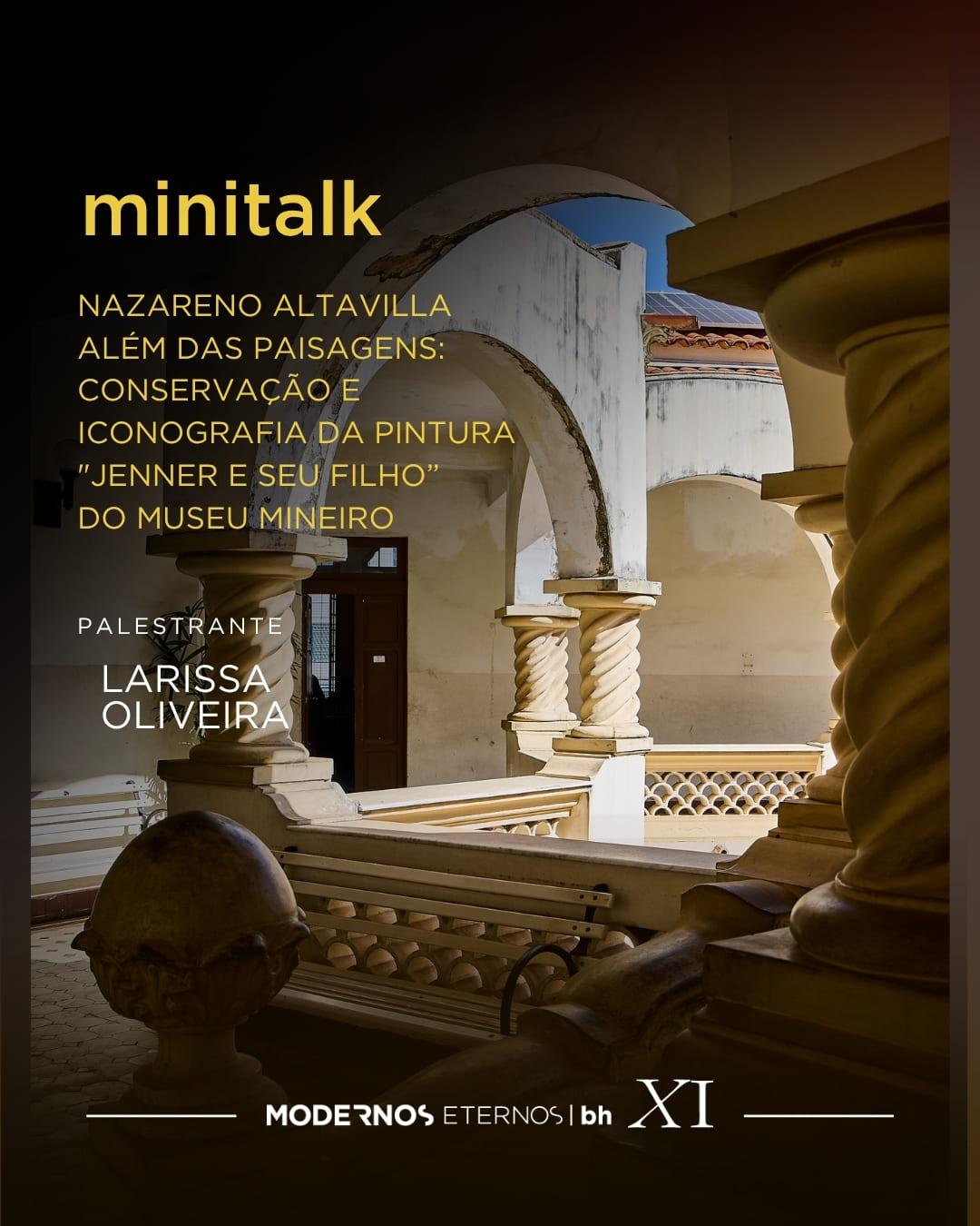 23 - Nazareno Altavilla além das paisagens: Conservação e Iconografia da pintura "Jenner e seu filho" do Museu Mineiro