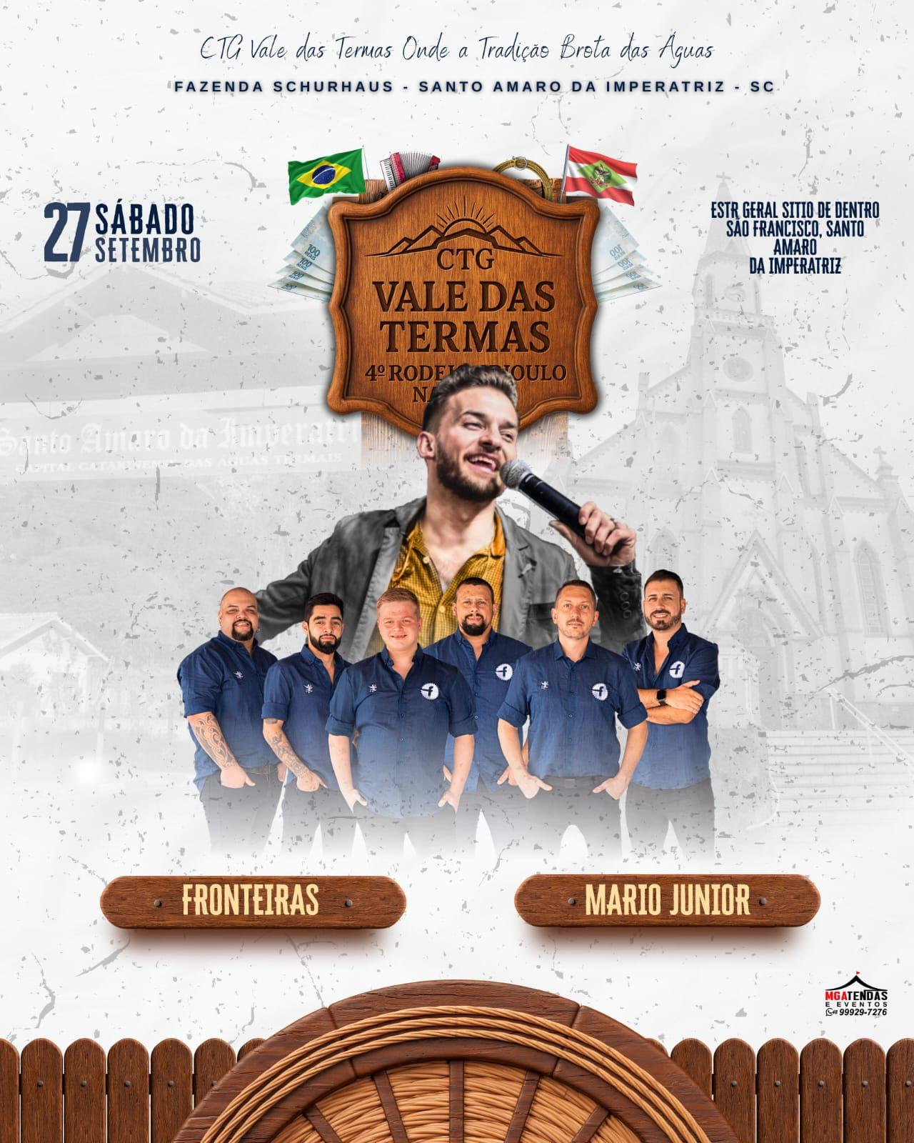 Rodeio CTG Vale das Termas Sabado 27/09 
