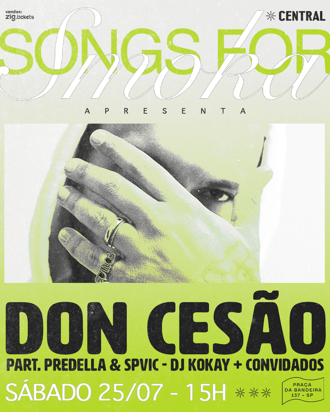 SONGS FOR SMOKA APRESENTA DON CESÃO part PREDELLA & SPVIC -  25/07 