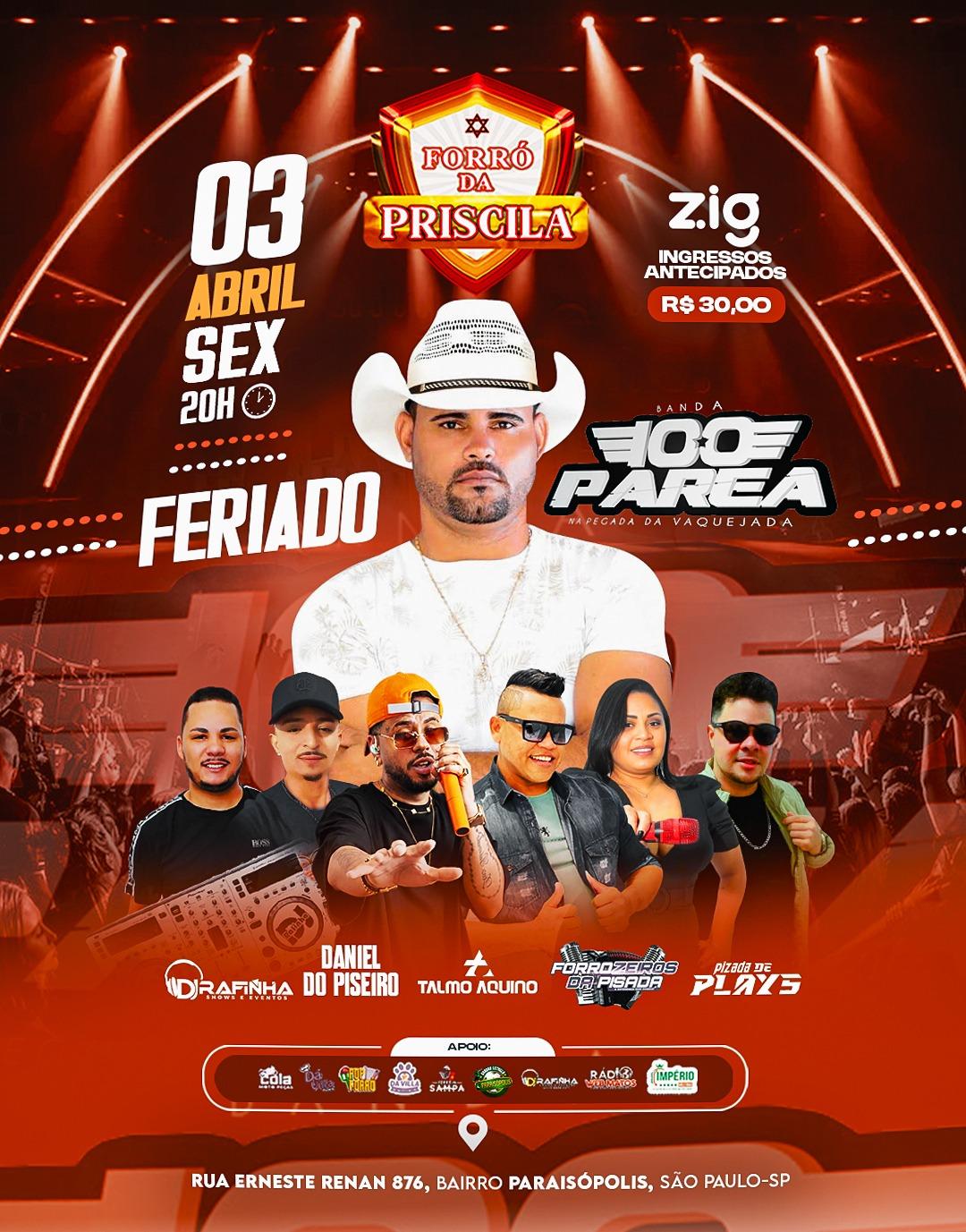 100 Parea no Forró da Priscila