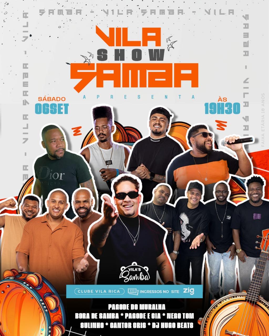 VILA SHOW SAMBA SETEMBRO 2025
