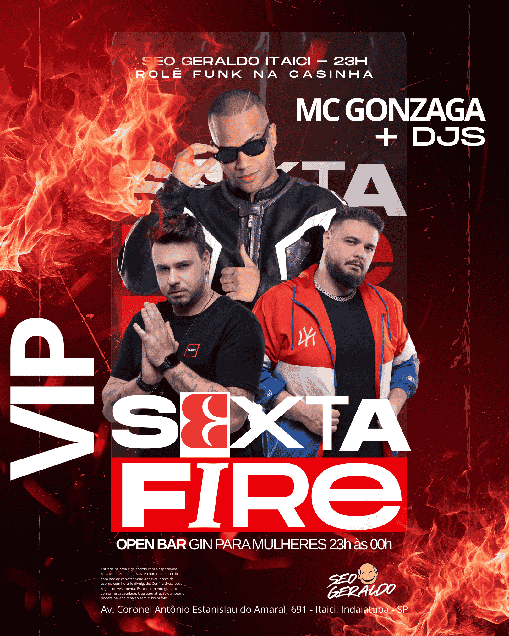 MC GONZAGA + TOPS DJS 