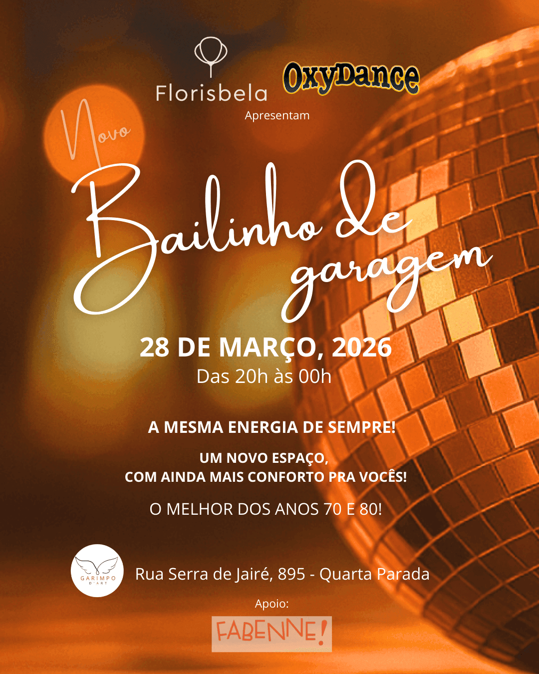 BAILINHO DE GARAGEM ANOS 70 E 80
