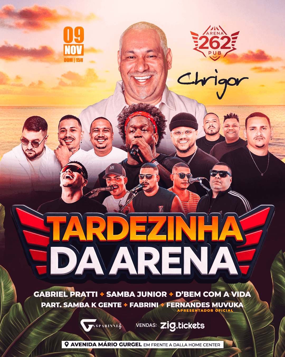 Tardezinha da Arena - Inauguração