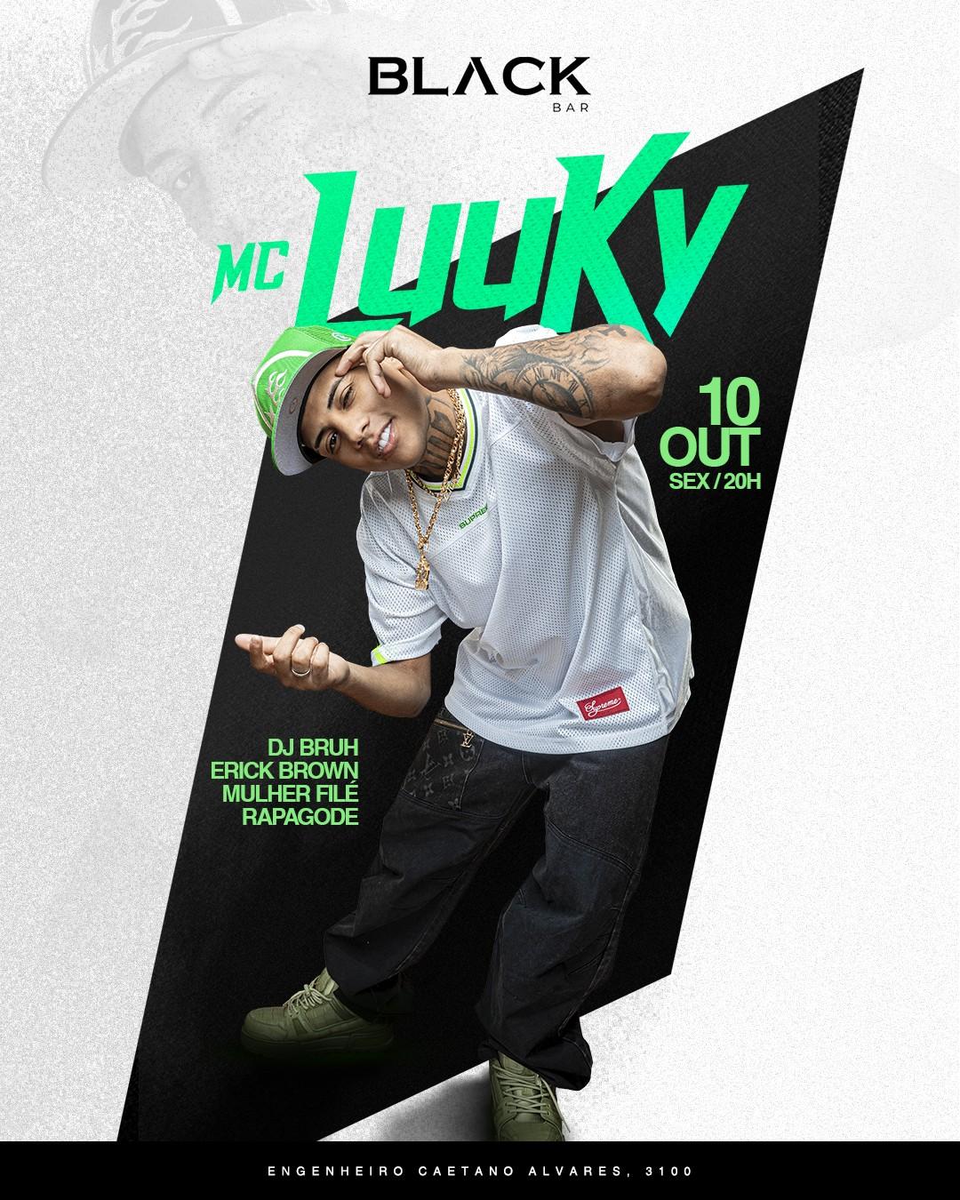 Mc LUUKY no Black Bar