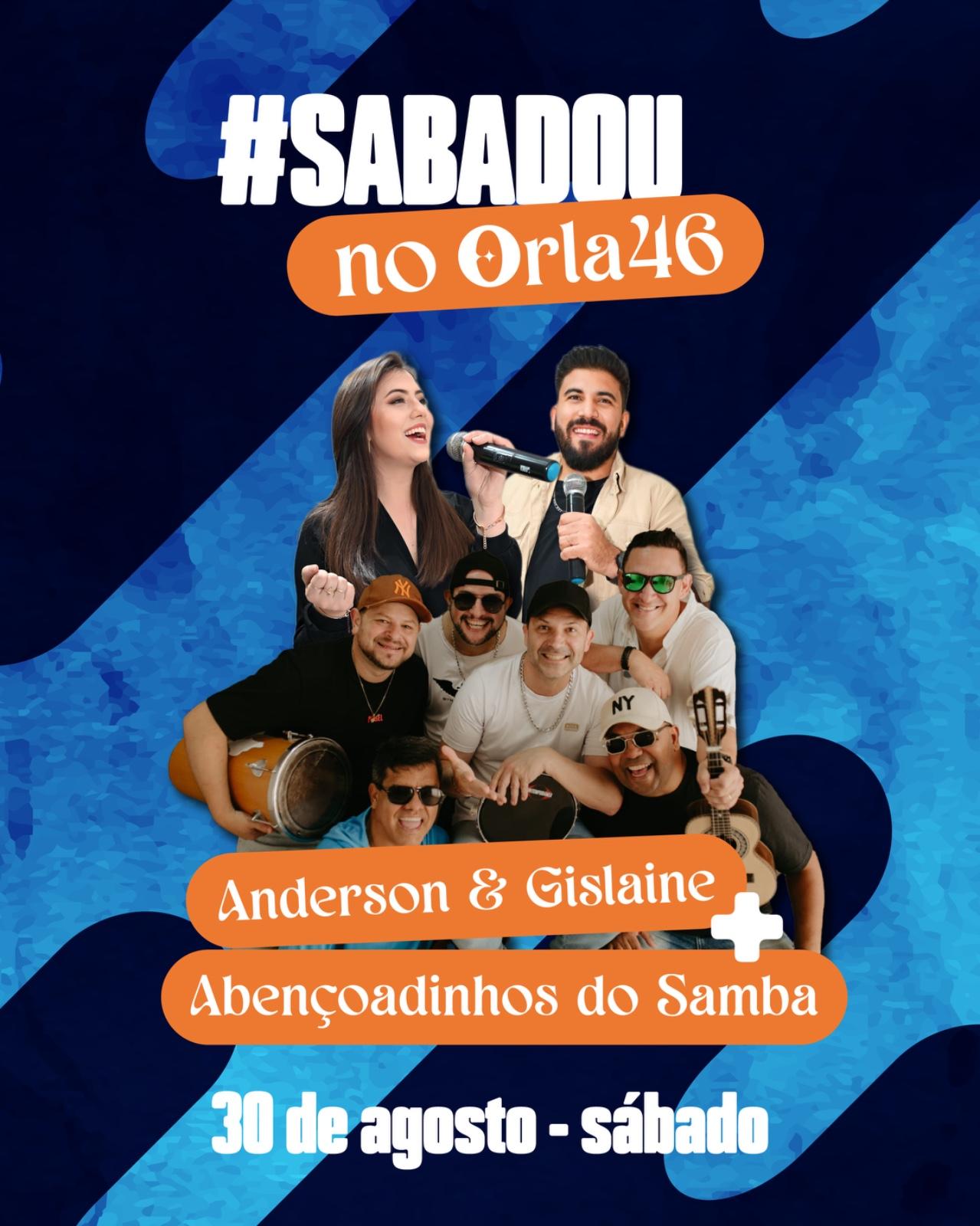 Abençoadinhos do Samba + Anderson e Gislaine no Orla 46