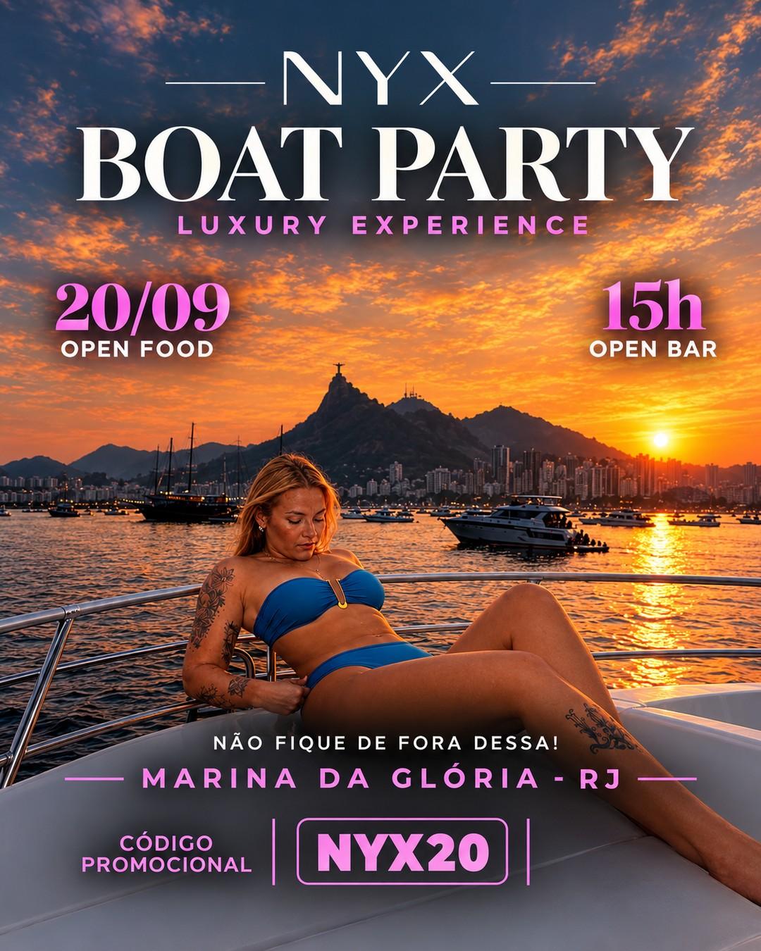 NYX BOAT PARTY 20/09