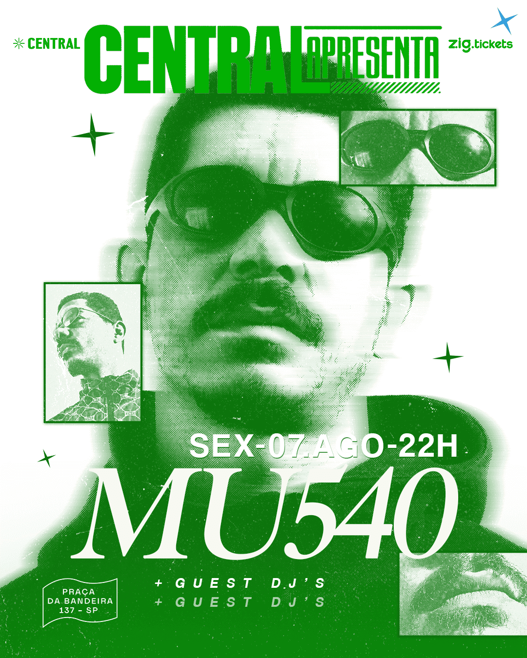 Central Apresenta  MU540 - Sexta-Feira 07/08