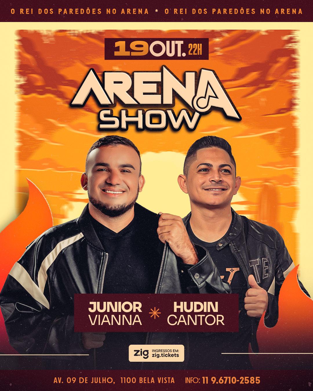 Junior Vianna no Arena Show
