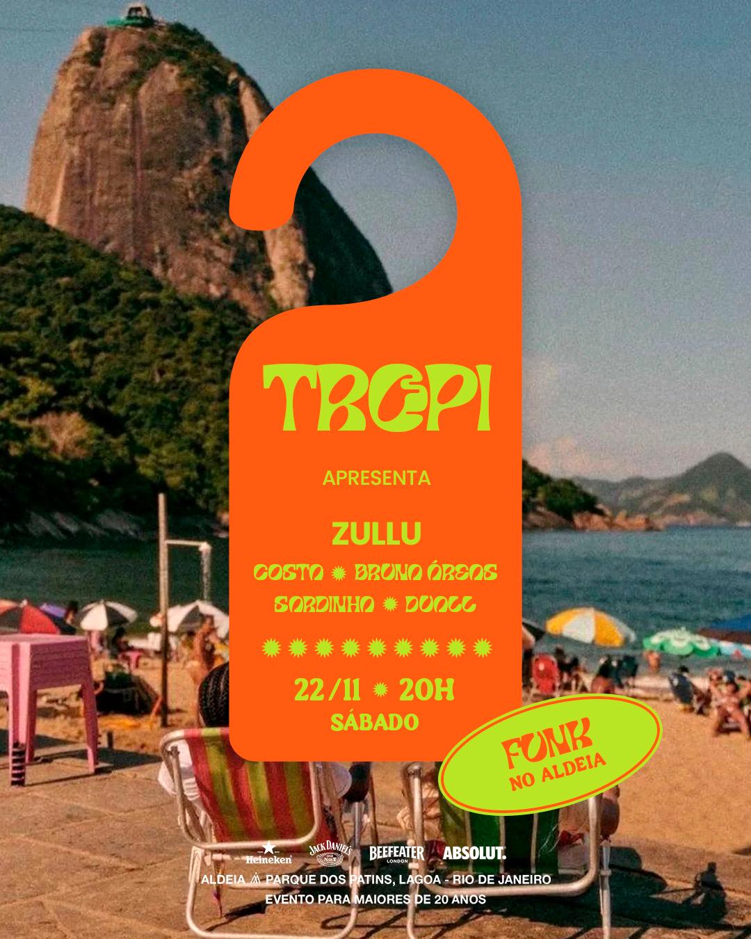TROPI - ALDEIA - SÁBADO - 22/11