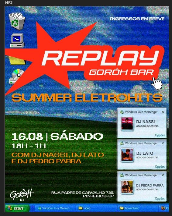 Festa Replay Eletrohits no GORÓH