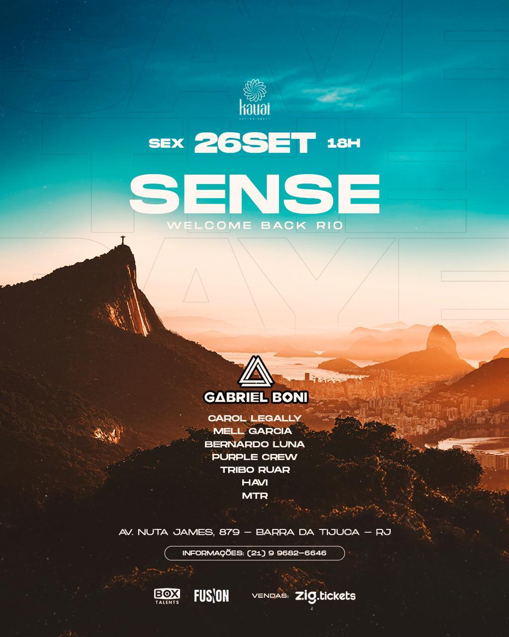 Sense Welcome Back Rio
