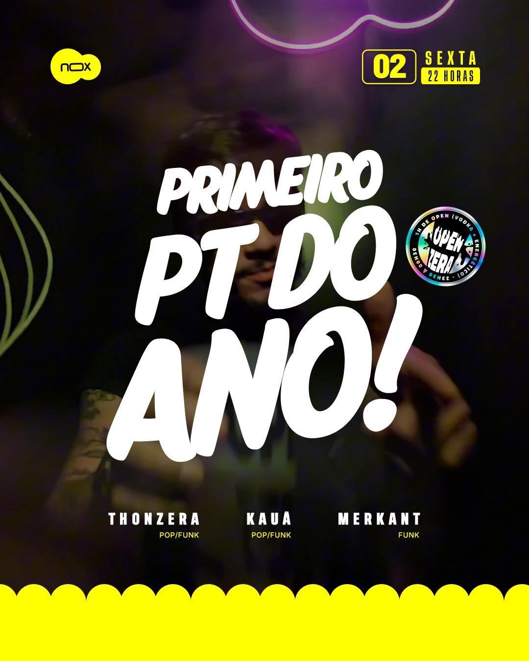 PRIMEIRO PT DO ANO