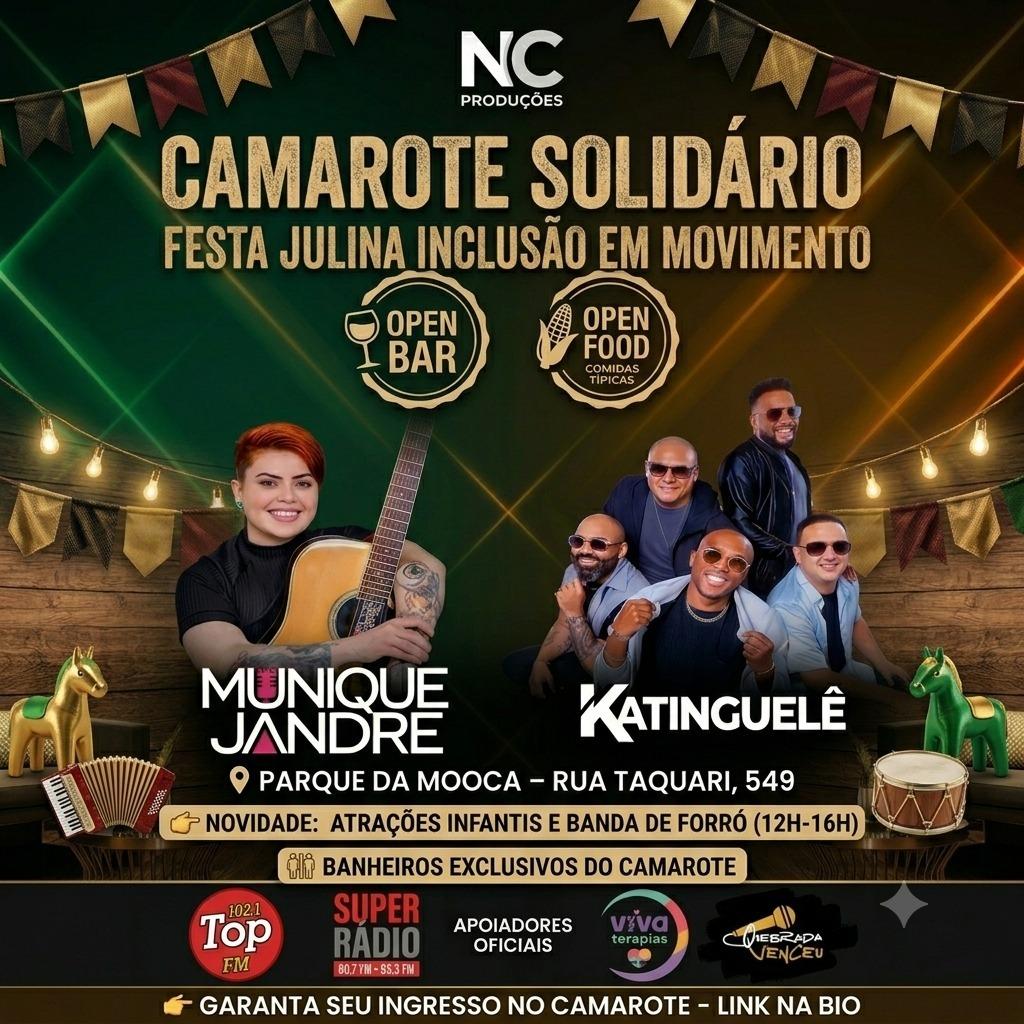 CAMAROTE SOLIDÁRIO SÁBADO – FESTA JULINA INCLUSÃO EM MOVIMENTO