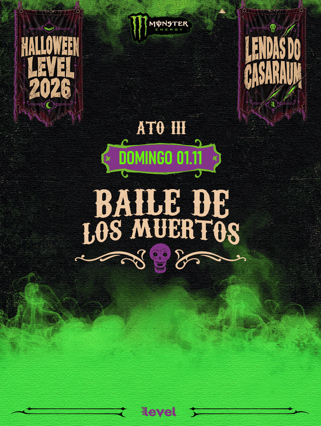 HALLOWEEN LEVEL DOMINGO | BAILE DE LOS MUERTOS |