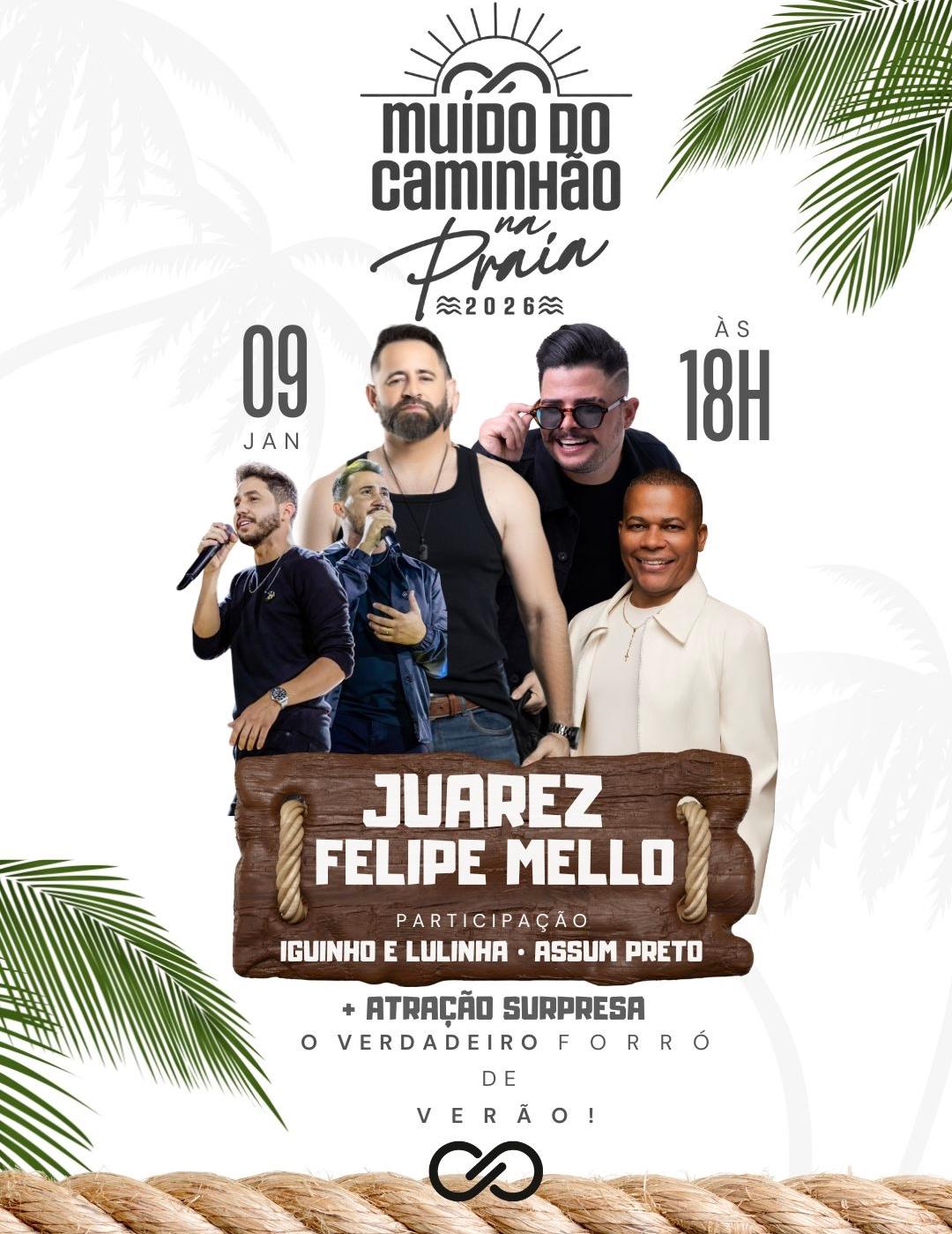 MUÍDO NO CAMINHÃO NA PRAIA 2026 - CABEDELO-PB