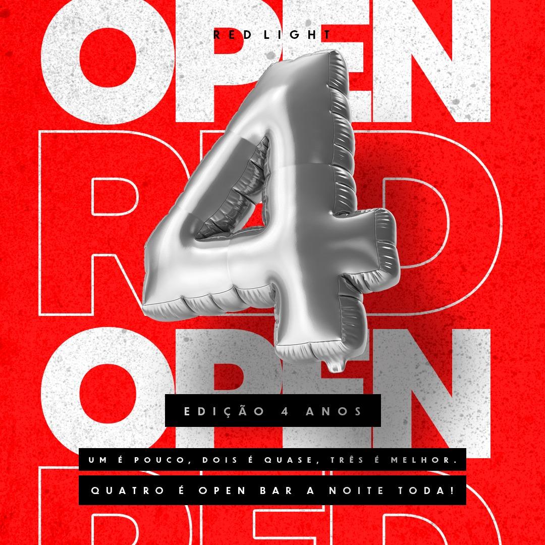 OPEN RED 4 ANOS - Red Light Bar