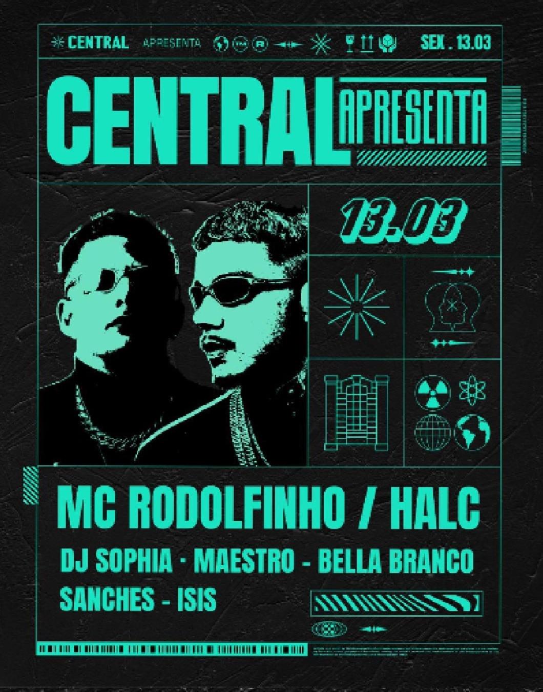 CENTRAL APRESENTA: MC RODOLFINHO & DJ HALC