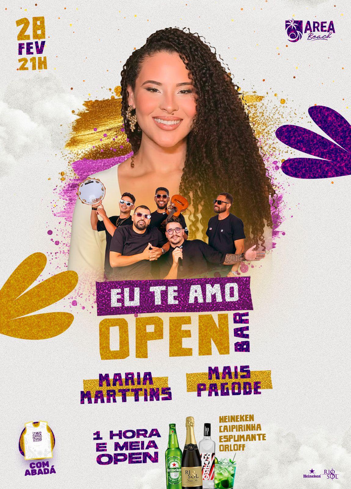 EU TE AMO - OPEN BAR - 28/02