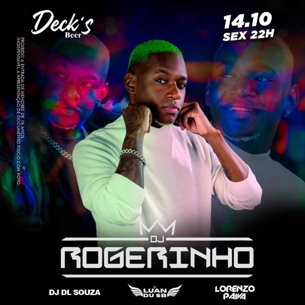 DJ Rogerinho na Deck's Beer