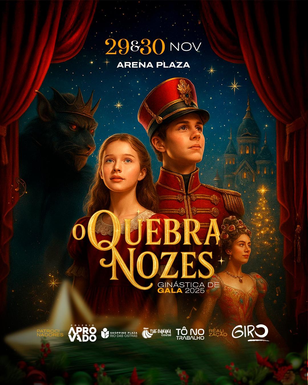 GIRO GINÁSTICA DE GALA 2025 - O QUEBRA-NOZES 29/11 - 16H