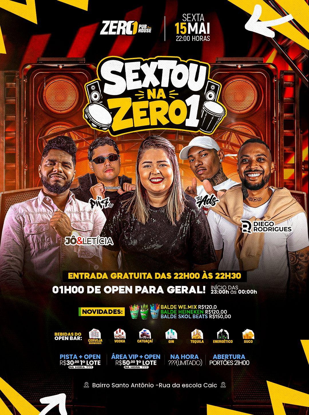 SEXTOU NA ZERO 1 - 15/05