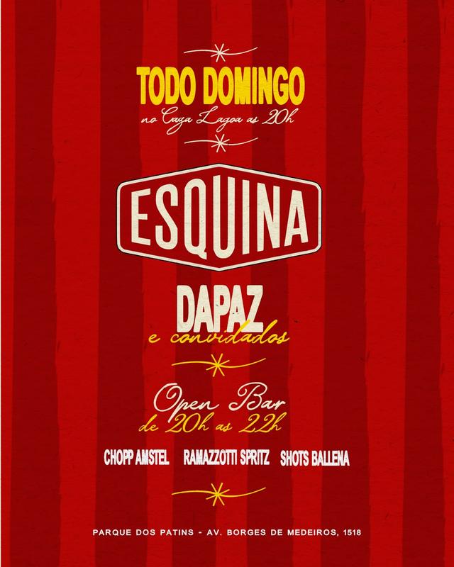 Esquina - Caza Lagoa - Domingo 30/08