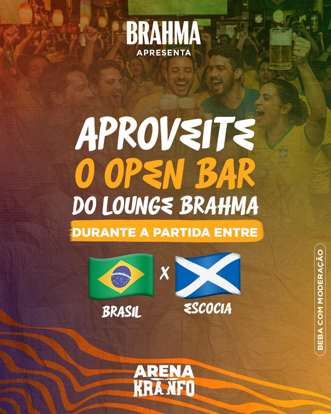 BRASIL x ESCÓCIA (Lounge Brahma Open Bar)