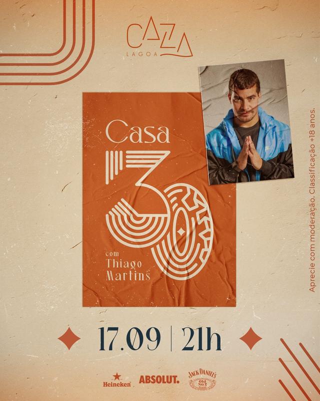 CASA 30 - 17/09 (quinta)