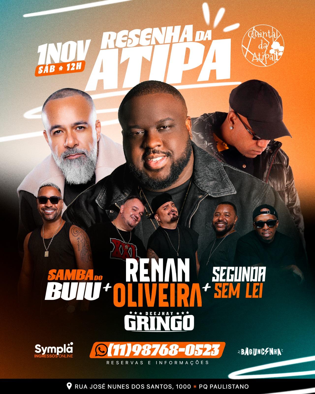 RENAN OLIVEIRA NO QUINTAL DA ATIPA - SP
