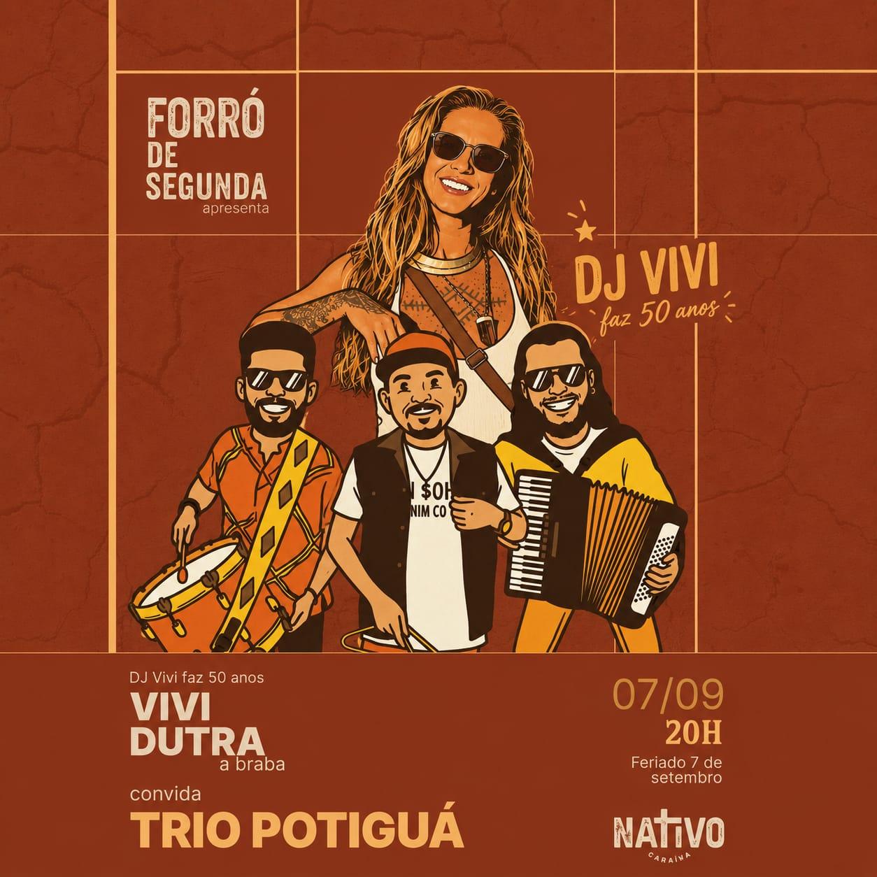 Forró Trio Potiguá e Dj Vivi Dutra