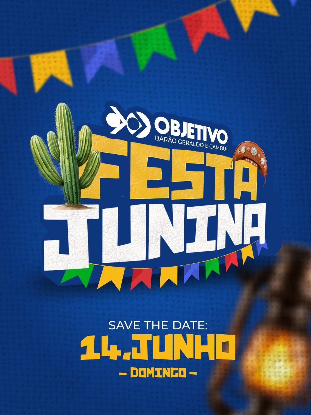 Festa Junina 2026 - Colégio Objetivo Barão Geraldo e Cambuí