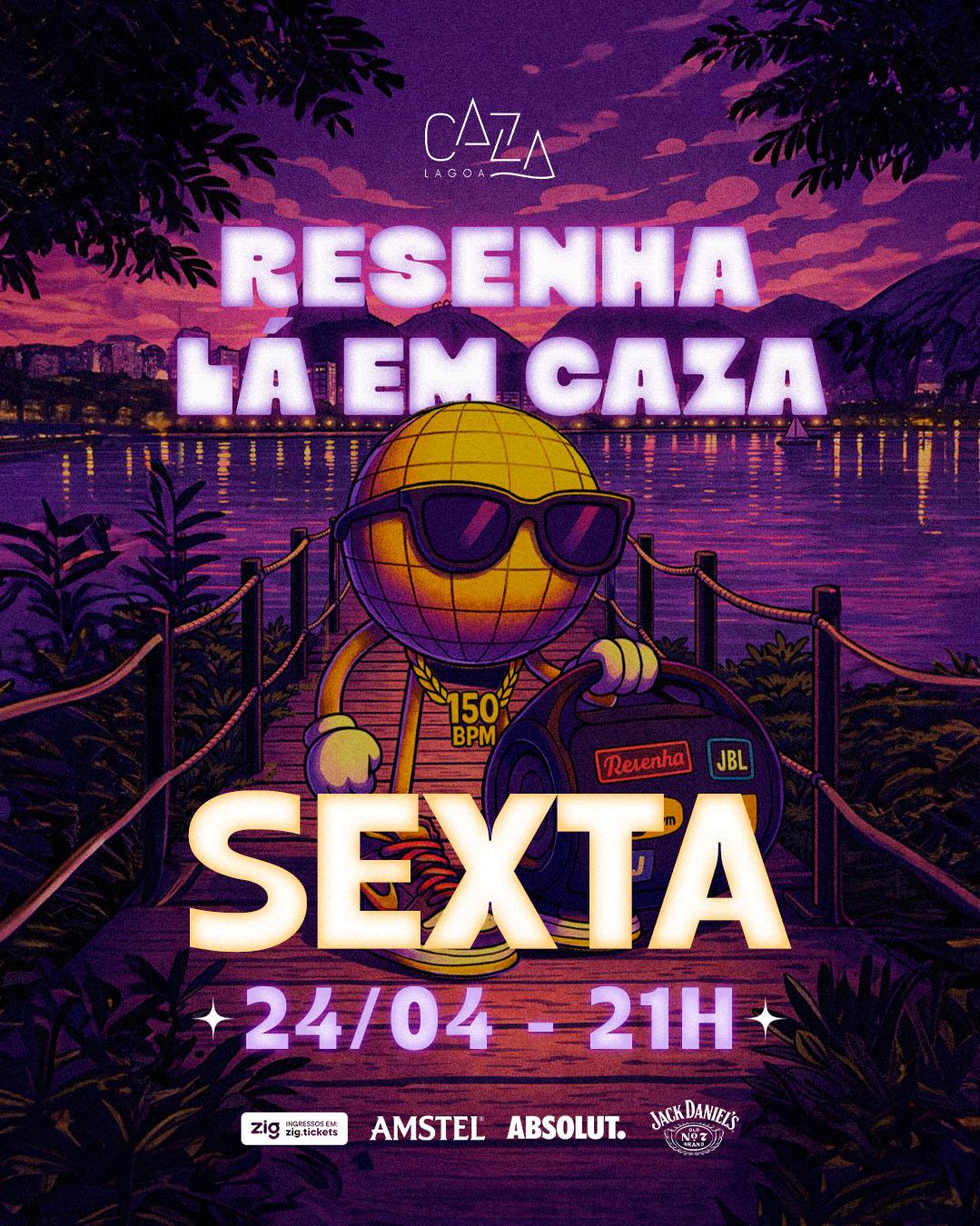 Resenha la em Caza c/ Rogerinho do Querô - 24/04