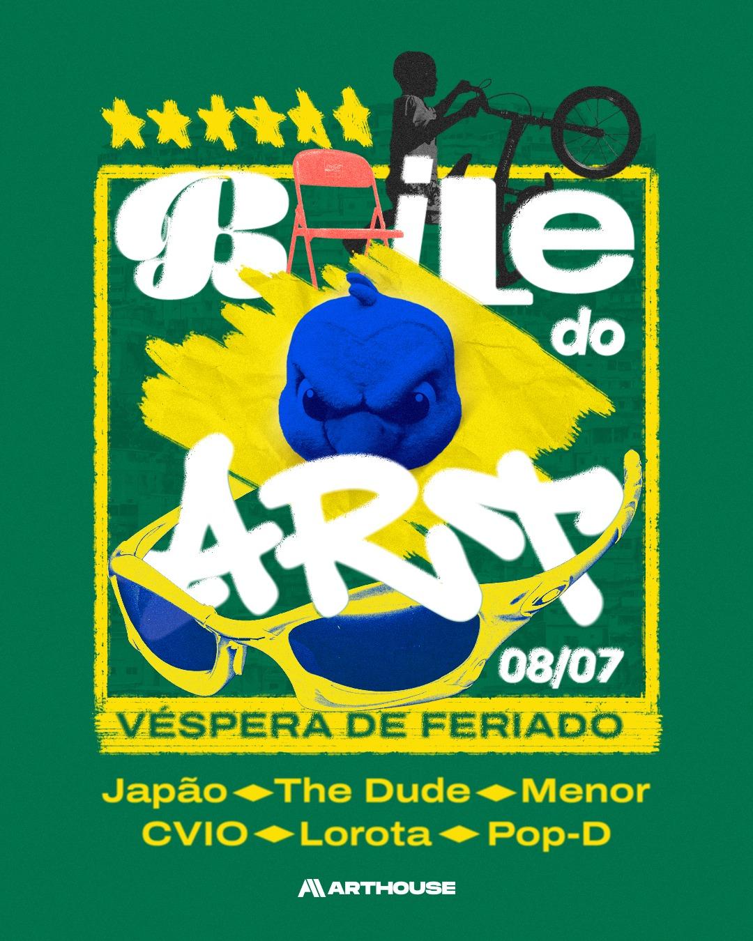 Art House - Baile do Art - Quarta - 08/07 