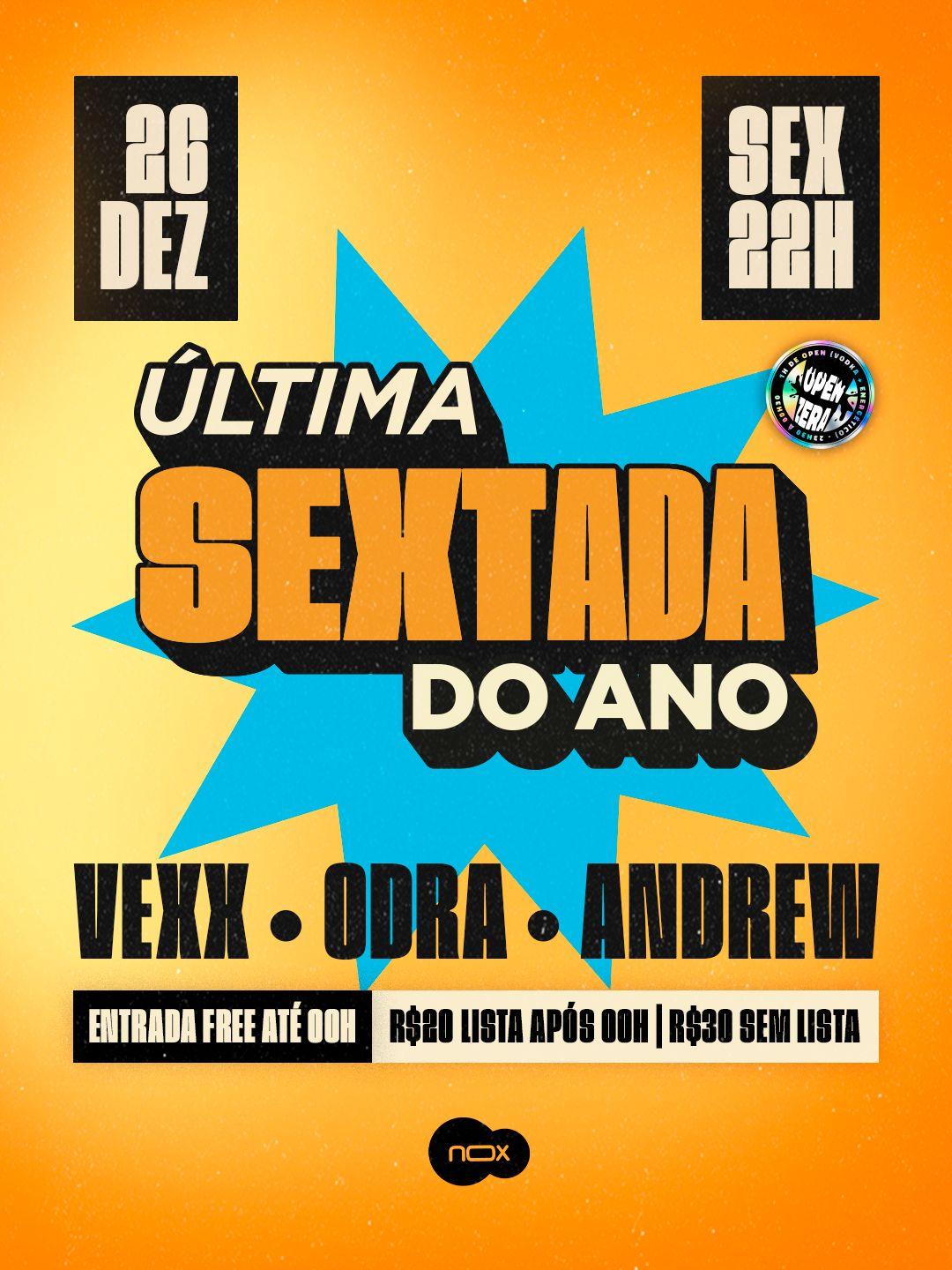 ULTIMA SEXTADA DO ANO